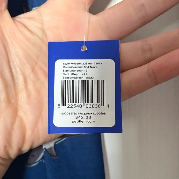 Blue Shark-Print Kids Pajama Set - Picture 4 of 5